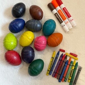 Bundle of Crayons and Dry Erase Markers